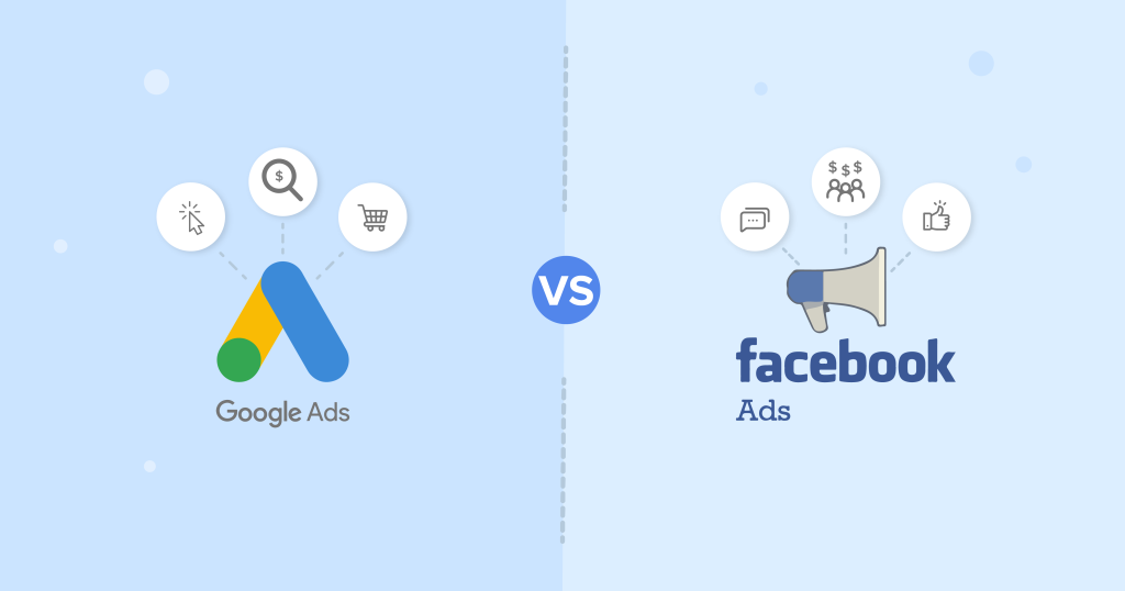 google ads versus facebook ads